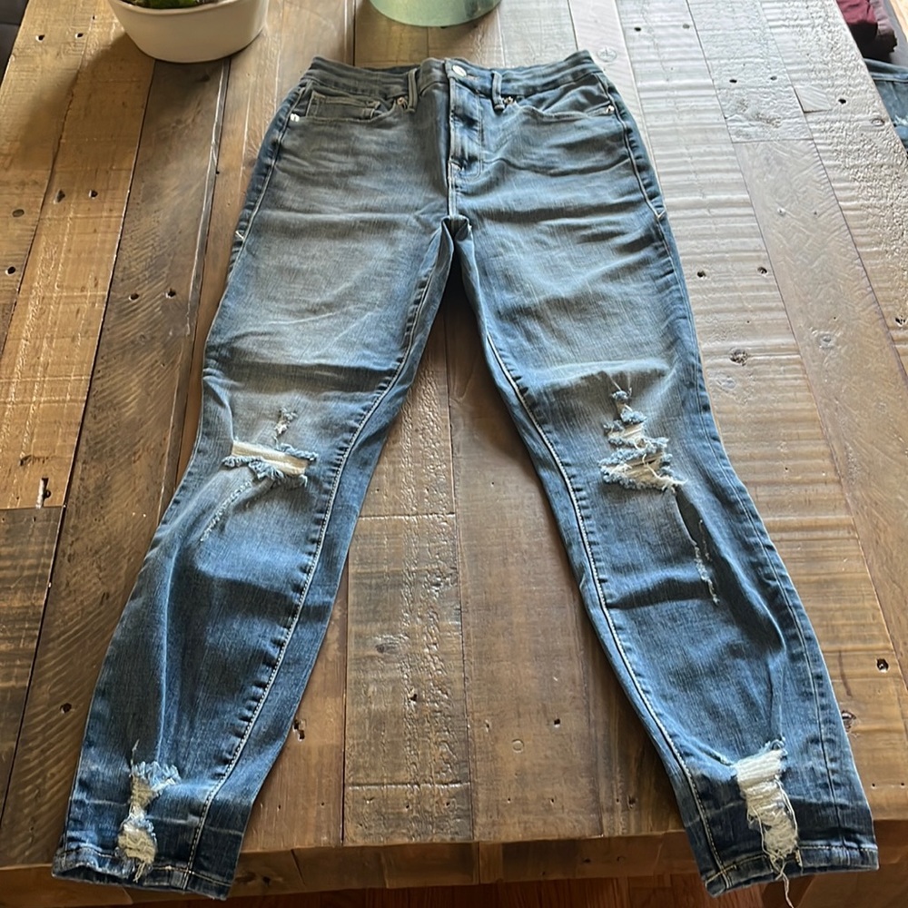 Good American - Excellent condition - stretchy high waisted jeans